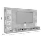 Painel Sabiá Para Tv Até 65" Jcm Móveis Cestaplus Branco