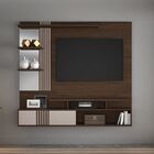 Painel Safira Tv Até 49 Polegadas Jcm Moveis Café/off