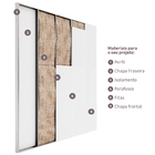 Painel Semi Rígido de Lã de Rocha D32 1,2x0,6mx50mm Biolã