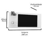 Painel Siena / Linea - Preto - Rpm Móveis