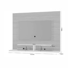 Painel Sion Para Tv Até 56" Mobycasa Moveis Cacau Grijo