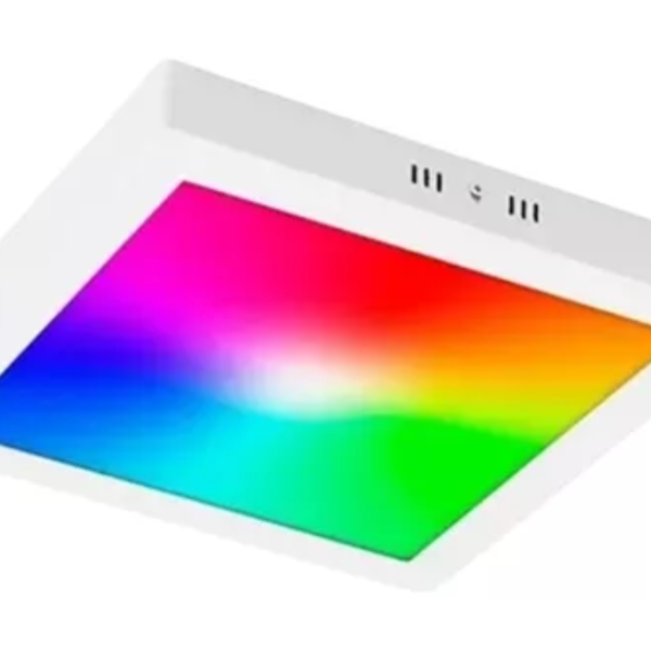 Painel Sobrepor Inteligente Quadrado Wi-fi 18w 22x22 Ekaza