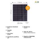 Painel Solar Policristalino 80w Resun Solar - Rsm080p