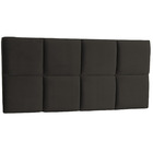 Painel Solteiro Poliana 90 Cm Preto - D A Decor