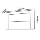 Painel Suspenso Arcade 1.8 Para Tv Até 75” - Pr Móveis