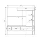 Painel Suspenso Atlântico Para Tv Até 60'' - Colibri - Natura