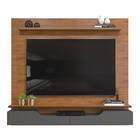 Painel Suspenso Brisa 160cm Tv 60 2 Portas Freijó Cinza Urban