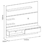 Painel Suspenso Com Bancada Ores 1.8 Aspen - Hb Móveis