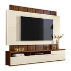 Painel Suspenso Daniel 180cm Tv 70" Castanho Wood Off White T