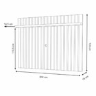 Painel Suspenso Decorativo Luogo 2.0 Ripado Nature G26 - Gran