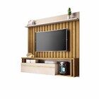 Painel Suspenso Decorativo Stesso Ripado Tv Até 55 Carvalho/o