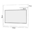 Painel Suspenso Denver Sala Tv Até 42 Polegadas