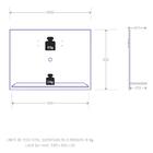 Painel Suspenso Florence Para Tv Até 42” - Zanzini Móveis