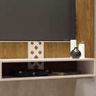 Painel Suspenso Fram Tv 47 120cm Carvalho Intense Off White B