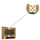 Painel Suspenso Fram Tv 47 120cm Carvalho Intense Off White B