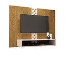 Painel Suspenso Fram Tv 47 120cm Carvalho Intense Off White B