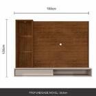 Painel Suspenso Georgia 1,80 Para Tv 50" Freijó/off-  Móveis