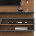 Painel Suspenso Inácio 180cm Tv 60 1 Porta Freijó Cinza Urban