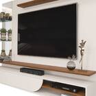 Painel Suspenso Inácio 180cm Tv 60 1 Porta Off White Freijó B