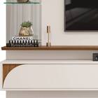 Painel Suspenso Inácio 180cm Tv 60 1 Porta Off White Freijó B