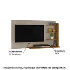 Painel Suspenso Julia Para Tv De 42 - Natural/fendi