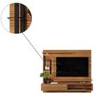 Painel Suspenso Lima Com Led 182cm Tv 60 1 Porta Carvalho Eur