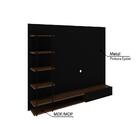 Painel Suspenso Lucca Para Tv De Até 65 Preto Avelã