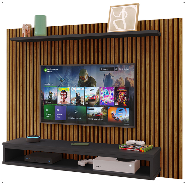 Painel Suspenso Nairóbi Prateleira Superior Nicho Tv até 48 P