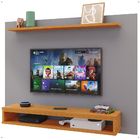 Painel Suspenso Nairóbi Prateleira Superior Nicho Tv até 48 P