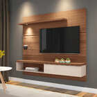 Painel Suspenso Ores Tv 55 180cm Nature Off White Bnn Decor