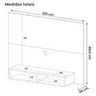 Painel Suspenso Para Tv 50 Pol 120 Cm Arly