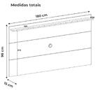 Painel Suspenso Para Tv 60 Pol 1 Prateleira 180 Cm Arly