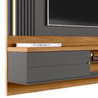 Painel Suspenso Para Tv 70 Pol. Com Led 200cm Barceli L06 Nat