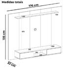 Painel Suspenso Para Tv 72 Pol 176 Cm Arly