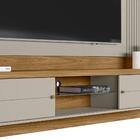 Painel Suspenso Para Tv 75 Pol. Com Led 217cm Barceli L06 Nat