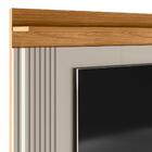 Painel Suspenso Para Tv 75 Pol. Com Led 217cm Barceli L06 Nat