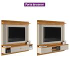 Painel Suspenso Para Tv 75 Pol. Com Led 217cm Barceli L06 Nat