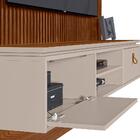 Painel Suspenso Para Tv 75 Polegadas Freijó Off White Shopjm