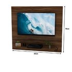 Painel Suspenso Para Tv Até 32 Polegadas 78cmx90cm Nogal