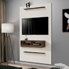 Painel Suspenso Para Tv Até 42 Pol. Indy Off White/rovere - E