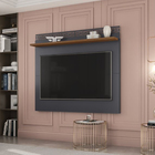 Painel Suspenso Para Tv Até 55 Polegadas 1 Prateleira City Ne