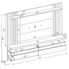 Painel Suspenso Para Tv Até 65 Pol. Com Led 217cm Maranhão L0