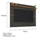 Painel Suspenso Para Tv Até 75" Columbus L01 - Amarena Móveis