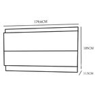 Painel Suspenso Para Tv Até 75” Dubai 1.8 Nature Off White