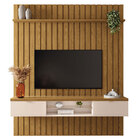 Painel Suspenso Ripado 1.8 Voi Mdp/mdf Carvalho G26 - Gran Be