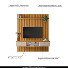 Painel Suspenso Ripado 1.8 Voi Mdp/mdf Cinamomo Mel G26 - Gra