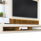 Painel Suspenso Ripado Com Espelho Theo Para Tv De Até 60" Of