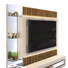 Painel Suspenso Ripado Com Espelho Theo Para Tv De Até 60" Of