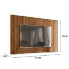 Painel Suspenso Ripado Ester Tv 75 210cm Mel Off White Bnn De