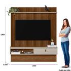 Painel Suspenso Ripado Para Tv Até 65 Pol. 1 Porta Lumiére L0